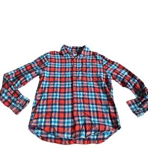 Mens Merona plaid long sleeve shirt